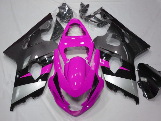 2004-2005 Pink Silver Black Suzuki GSXR 600 / GSXR 750 Motorcycle Fairings Australia
