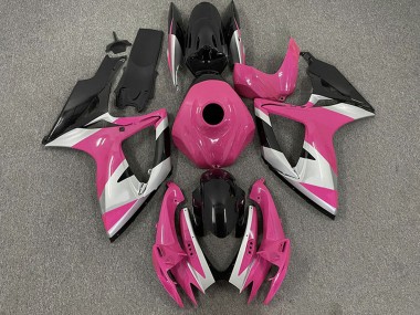 2006-2007 Pink Silver Glossy Black Suzuki GSXR 600 / GSXR 750 Motorcycle Fairings Australia