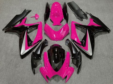 2006-2007 Pink Silver Glossy Black OEM Style Suzuki GSXR 600 / GSXR 750 Motorcycle Fairings Australia