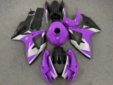 2006-2007 Purple Silver Glossy Black Suzuki GSXR 600 / GSXR 750 Motorcycle Fairings Australia