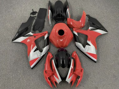 2006-2007 Red Silver Black Suzuki GSXR 600 / GSXR 750 Motorcycle Fairings Australia
