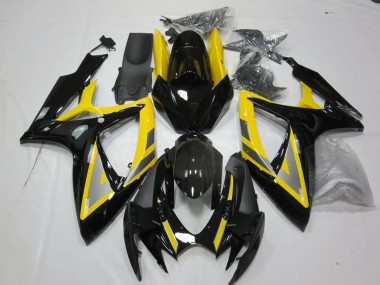 2006-2007 Yellow Silver Glossy Black Suzuki GSXR 600 / GSXR 750 Motorcycle Fairings Australia