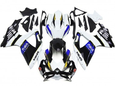 2008-2010 White Blue Yellow Black Viru Suzuki GSXR 600 / GSXR 750 Motorcycle Fairings Australia