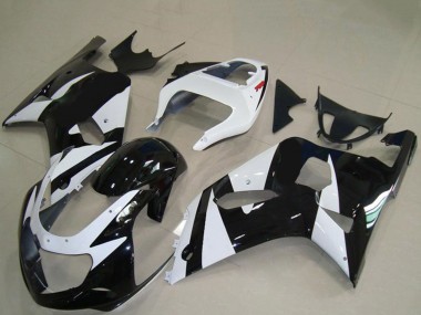 2001-2003 White Glossy Black Suzuki GSXR 600 / GSXR 750 Motorcycle Fairings Australia