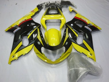 2001-2003 Yellow Grey Glossy Black Suzuki GSXR 600 / GSXR 750 Motorcycle Fairings Australia