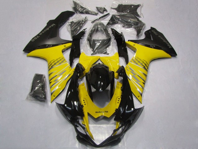 2011-2024 Yellow Grey Black Suzuki GSXR 600 / GSXR 750 Motorcycle Fairings Australia