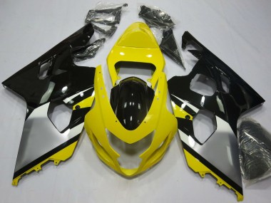 2004-2005 Yellow Silver Black OEM Style Suzuki GSXR 600 / GSXR 750 Motorcycle Fairings Australia