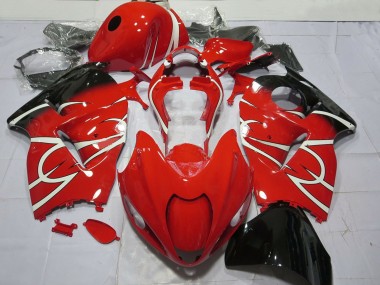 1996-2007 Red White Black Suzuki GSXR 1300 Motorcycle Fairings Australia