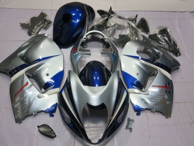 1996-2007 Silver Blue Suzuki GSXR 1300 Motorcycle Fairing Australia