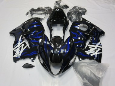 1996-2007 Blue Swirl Suzuki GSXR 1300 Motorcycle Fairings Australia