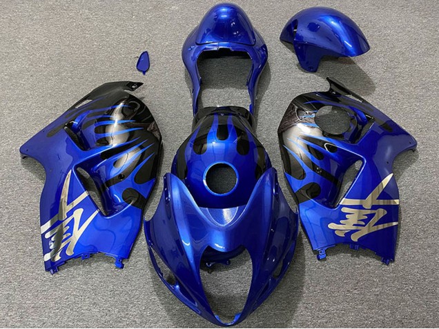 1996-2007 Deep Blue and Black Suzuki GSXR 1300 Motorcycle Fairings Australia