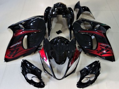 2008-2020 Glossy Black Candy Red Suzuki GSXR 1300 Motorcycle Fairings Australia