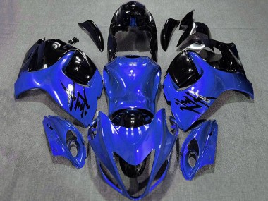 2008-2020 Glossy Blue and Black Suzuki GSXR 1300 Motorcycle Fairings Australia