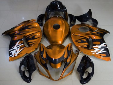 2008-2020 Glossy Orange Black Suzuki GSXR 1300 Motorcycle Fairings Australia
