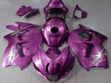 1996-2007 Glossy Pink Silver Logo Suzuki GSXR 1300 Motorcycle Fairings Australia