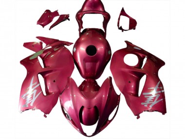 1996-2007 Glossy Red Silver Logo Suzuki GSXR 1300 Motorcycle Fairings Australia