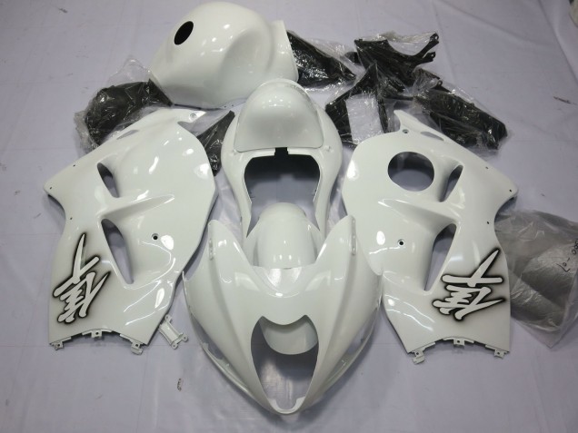 1996-2007 Glossy White Suzuki GSXR 1300 Motorcycle Fairings Australia