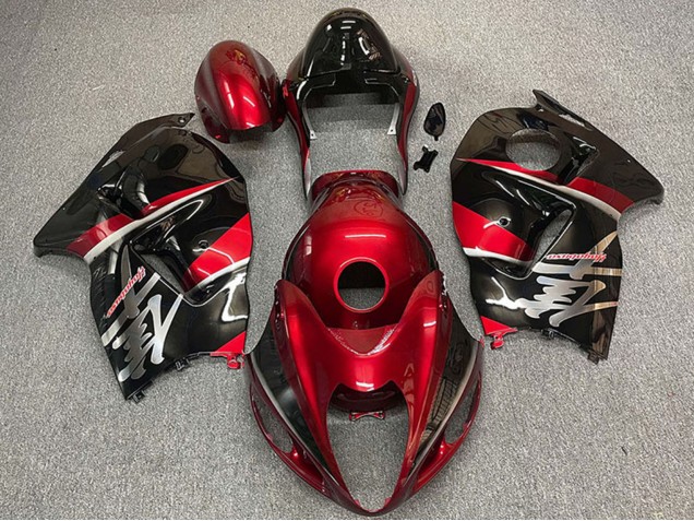 1996-2007 Maroon Red Black Style Suzuki GSXR 1300 Motorcycle Fairings Australia
