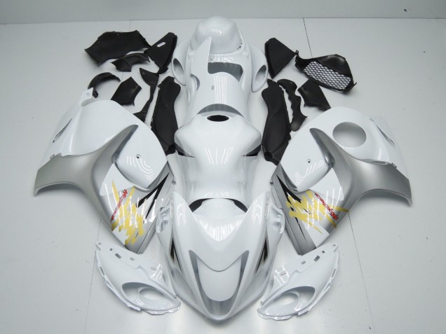 2008-2020 White Silver Yellow Suzuki GSXR 1300 Motorcycle Fairings Australia
