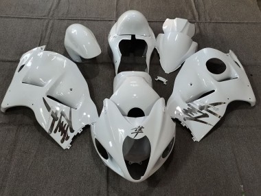 1996-2007 White OEM Style with Silver Decals Suzuki GSXR 1300 Motorcycle Fairings Australia