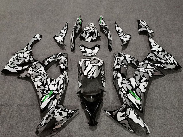 2008-2010 Camouflage Green Decals Kawasaki ZX10R Motorcycle Fairings Australia