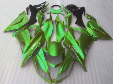 2016-2020 Glossy Candy Green Kawasaki ZX10R Motorcycle Fairings Australia