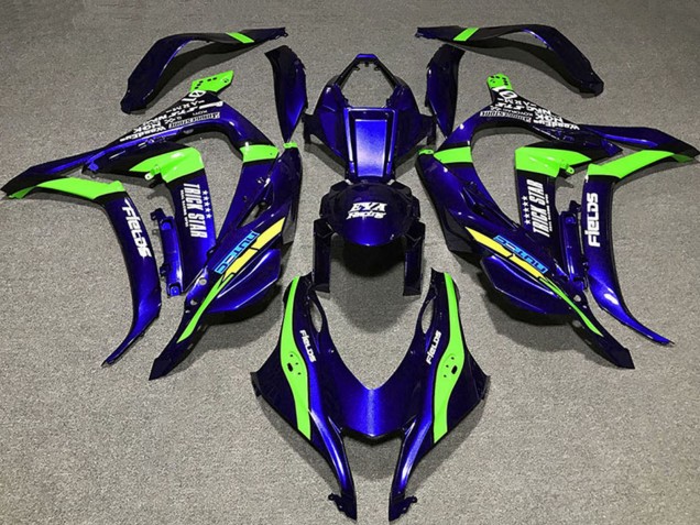 2016-2020 Deep Blue Green Trick Star Eva Racing Kawasaki ZX10R Motorcycle Fairings Australia