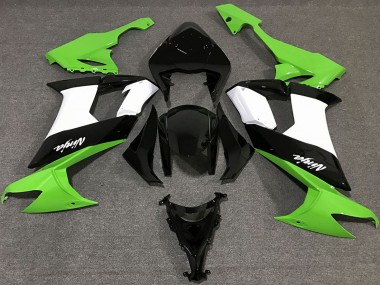 2008-2010 Green White Black Kawasaki ZX10R Motorcycle Fairings Australia