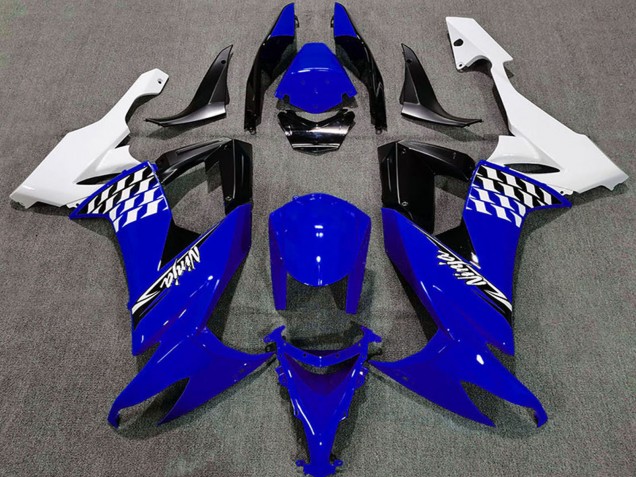 2008-2010 White Blue Black Kawasaki ZX10R Motorcycle Fairings Australia