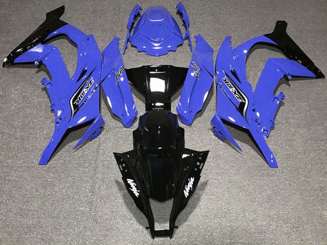 2011-2015 Blue Glossy Black Kawasaki ZX10R Motorcycle Fairings Australia