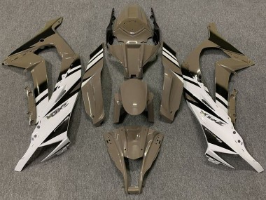 2011-2015 Brown White Black Kawasaki ZX10R Motorcycle Fairings Australia