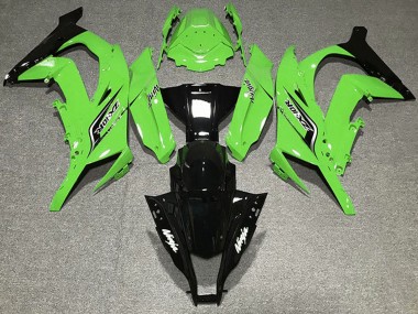 2011-2015 Green Glossy Black Kawasaki ZX10R Motorcycle Fairings Australia