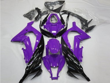 2011-2015 Purple Glossy Black Kawasaki ZX10R Motorcycle Fairings Australia