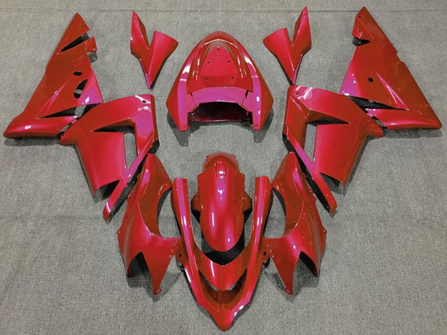 2004-2005 Glossy Red Kawasaki ZX10R Motorcycle Fairings Australia