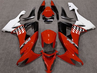 2008-2010 White Red Black Kawasaki ZX10R Motorcycle Fairings Australia