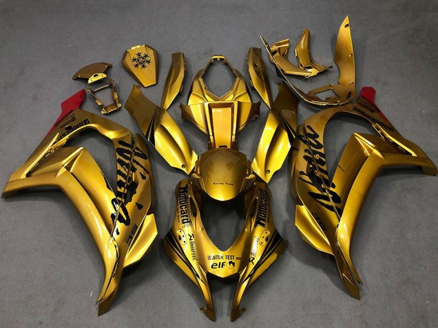 2016-2020 Gold Black Red Kawasaki ZX10R Motorcycle Fairings Australia
