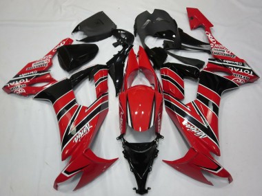 2008-2010 Red Black Kawasaki ZX10R Motorcycle Fairings Australia