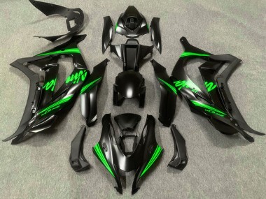 2016-2020 Matte Black Green Ninja Kawasaki ZX10R Motorcycle Fairings Australia