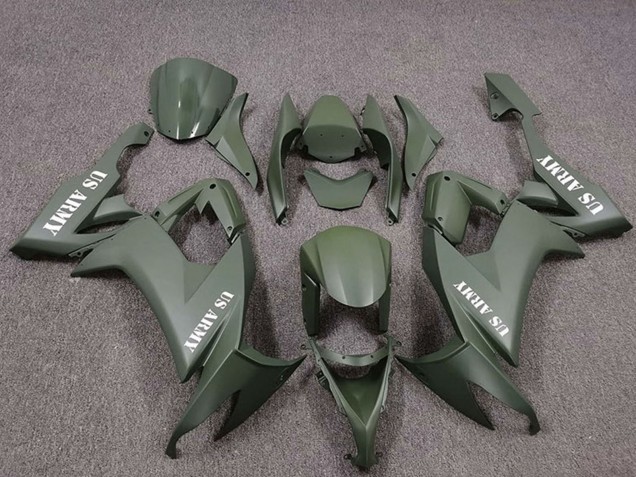 2008-2010 US Army Green Kawasaki ZX10R Motorcycle Fairings Australia