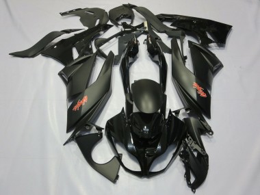 2009-2012 Matte Black Glossy Black Red Ninja Kawasaki ZX6R Motorcycle Fairings Australia