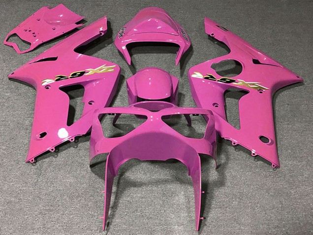 2003-2004 Pink Kawasaki ZX6R Motorcycle Fairings Australia
