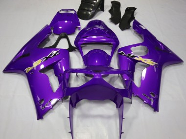2003-2004 Purple Kawasaki ZX6R Motorcycle Fairings Australia