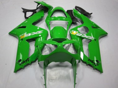 2003-2004 Green OEM Style Kawasaki ZX6R Motorcycle Fairings Australia
