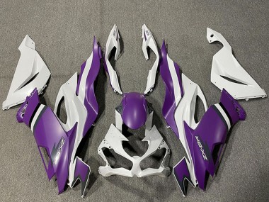 2019-2022 White Purple Kawasaki ZX6R Motorcycle Fairings Australia