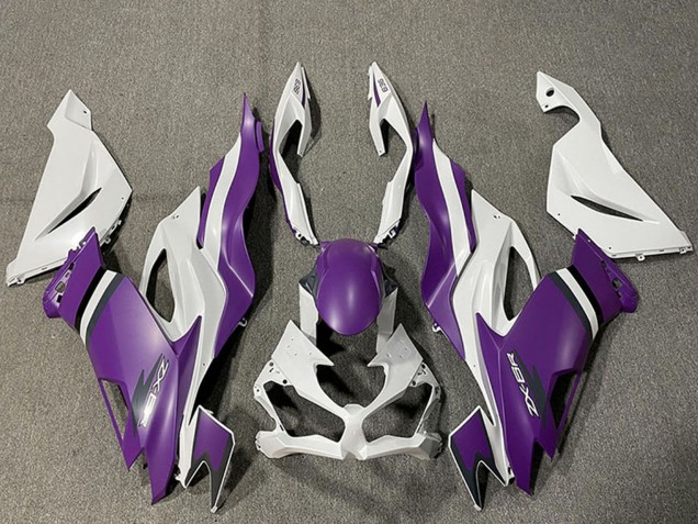 2019-2022 White Purple Kawasaki ZX6R Motorcycle Fairings Australia