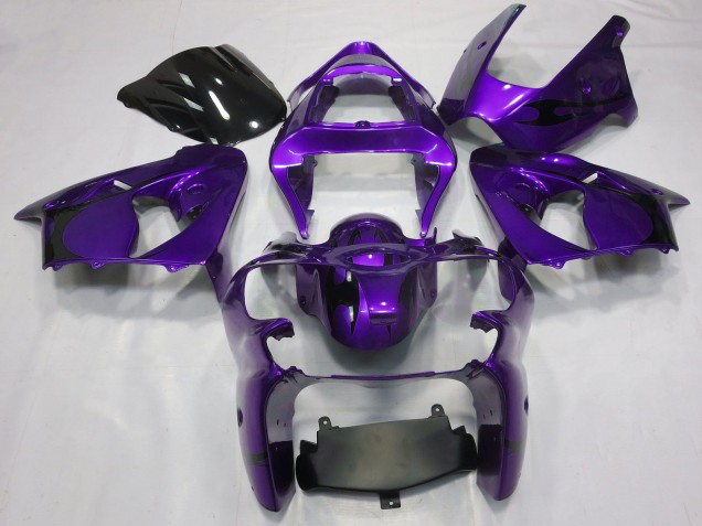 2000-2002 Purple Kawasaki ZX6R Motorcycle Fairings Australia