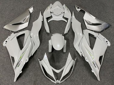 2013-2018 Pearl White Green Kawasaki ZX6R Motorcycle Fairings Australia