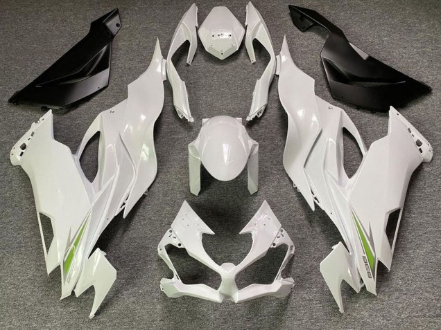 2019-2022 Pearl White Green Kawasaki ZX6R Motorcycle Fairings Australia