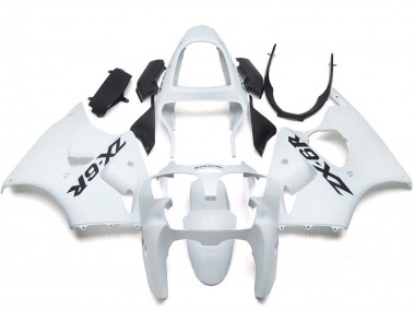 2000-2002 Glossy White Kawasaki ZX6R Motorcycle Fairings Australia