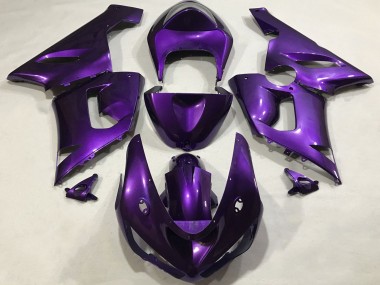 2005-2006 Purple Kawasaki ZX6R Motorcycle Fairings Australia